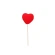 Polystyrene Heart on a Stem, 5 × 27 cm, 1 pk. - 6 pcs.