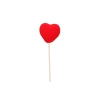 Polystyrene Heart on a Stem, 5 × 27 cm, 1 pk. - 6 pcs.