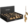 Hanging Pine Cones, 28 cm, Gold