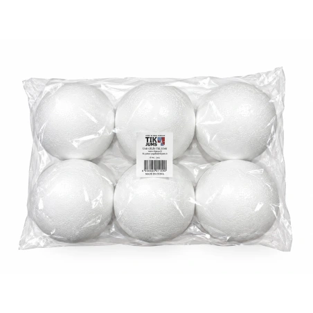Putplasčio sfera, Ø 120 mm, 1 pak. - 6 vnt.