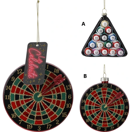 Hanging Games Decoration, 9×9×2 cm