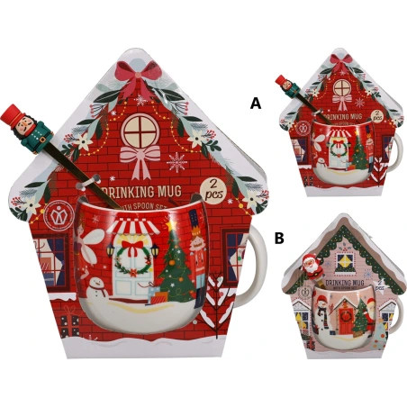 Cup with Spoons, 1 set - 2 pcs.