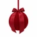 Christmas Decoration - Bauble with Ribbon, Ø 30 cm, Dark Burgundy
