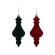 Flocked Christmas Ornament, 6×6×16 cm