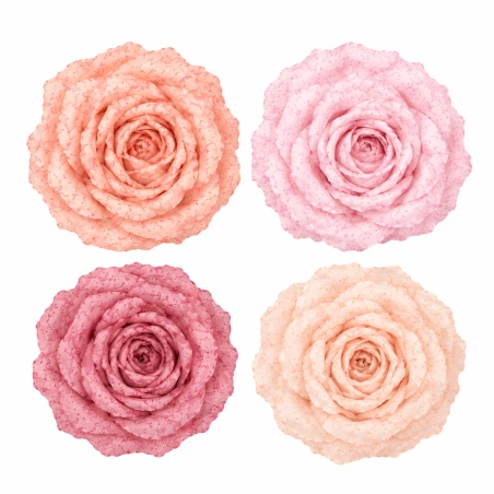 Mākslīgie rožu ziedi, ~ Ø 8–9 cm, 1 iep. – 12 gab.