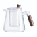 Glass Teapot with Strainer and Wooden Handle, 750 ml