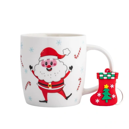 Mug and Keychain, 380 ml, 9 × 8 cm
