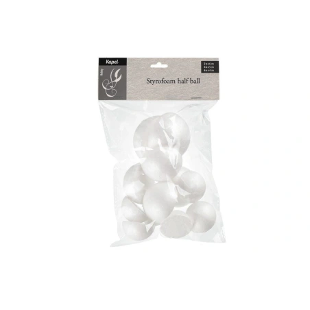 Polystyrene Half-Spheres, Various Sizes, 1 pack - 12 pcs