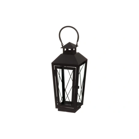 “Tilda” Lantern, 13.5 × 13.5 × 34 cm, Black