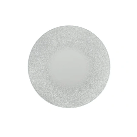 Veidrodinis padėklas žvakei, 20 cm, sidabrinės spalvos