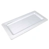Decorative Plastic Tray, 36 × 17 × 3 cm, Silver