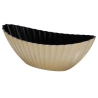 Plastikinis vazonas, 36×15×14 cm, auksinės spalvos