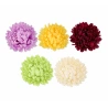 Artificial Chrysanthemum Flowers, White Color, 1 Pack - 12 pcs