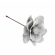 Artificial Magnolia, White and Gray