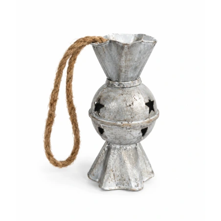 Metal Candy, 8 × 8 × 16 cm, White-Gold