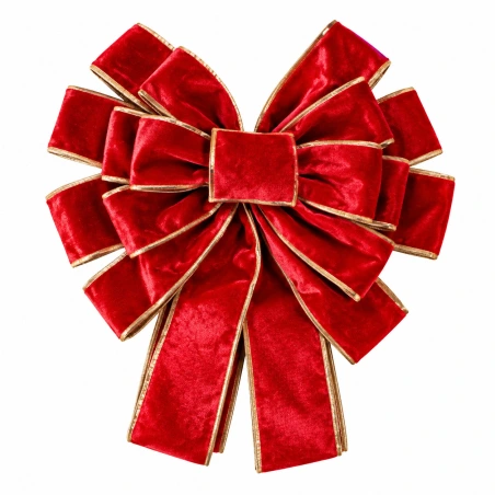Fabric Ribbon, 33 × 115 cm, Red