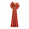 Fabric Ribbon, 40 × 200 cm, Red and Gold