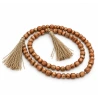 Wooden Beads, 180 cm, Copper Brown