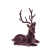 Flocked Deer, 23 cm, Purple