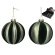 Glass Christmas Ornament, Ø 8 cm, Green