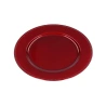 Plastic Plate, 33 cm, Red
