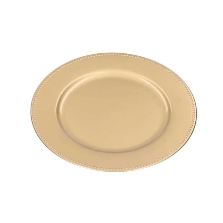 Plastmasas šķīvis, 33 cm, smilškrāsā