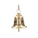 Metal Bell Ornament, 15.5 × 15.5 × 21 cm