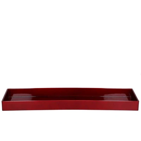 Plastic Tray, 55×15×4 cm, Red