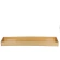 Plastic Tray, 55×15×4 cm, Gold