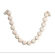 Velvet Garland, 160 cm, Beads – Ø 10 cm, Cream
