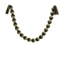 Velvet Garland, 130 cm, Beads – Ø 6 cm, Olive Green