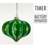 Hanging Decoration with Flashing LEDs, 18 cm