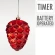 Hanging Decoration – Pine Cone with Flashing LEDs, 22 cm