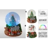 Ziemassvētku ūdens globuss, 10 cm, 16 cm, LED