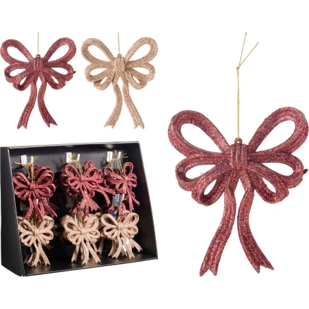 Decorative Hanging Bow “Scarlet”, 13 cm