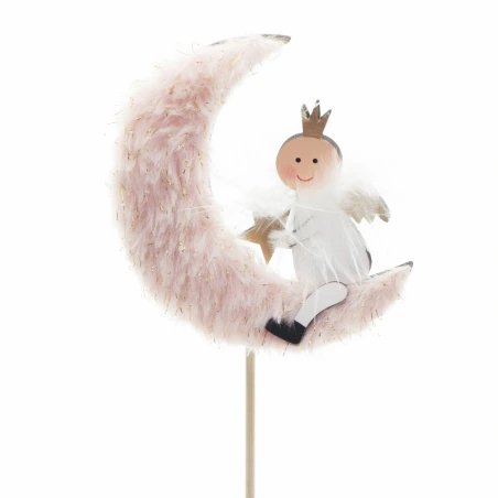 Mėnulio angelas Gabrielius, 9 cm, ant 50 cm lazdelės