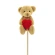 Meškiukas „Beary Special“ 8 cm, ant 50 cm lazdelės