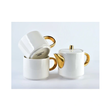 Porceliano rinkinys  "TEA FOR TWO" BALTAS