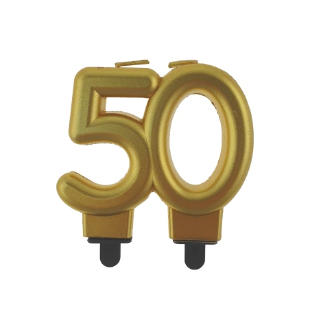 Candle “Number 50”, 8 cm