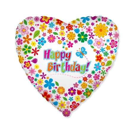 Folinis balionas "HAPPY BIRTHDAY"