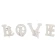 Užrašas "LOVE"