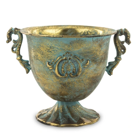 Metalinė vaza, 20 x 26 x 20,5 cm