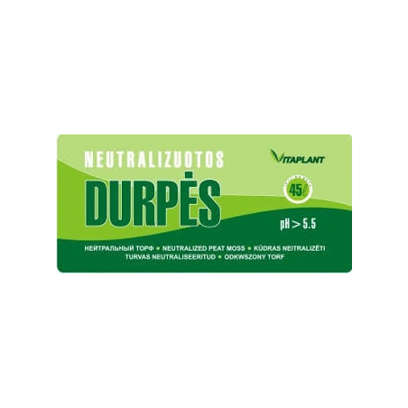 Neutralizuotos durpės, 45 l