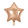 Folijas balons "Zvaigzne", 19", rozā zelta krāsā