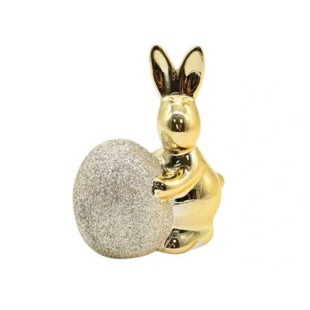 Kiškio statulėlė, keramika,  7,8×4,6×9,8