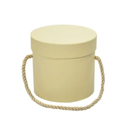 Gift Box, Cream Color, 12.7×12.7 cm