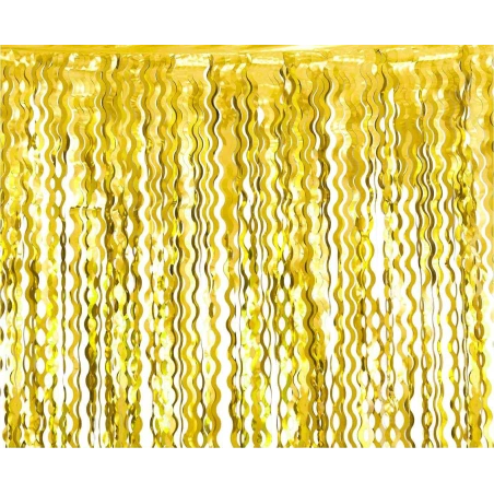Decorative Curtain, Golden Color, 100×200 cm