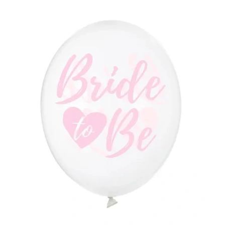 Balionai „Bride to be“ 30 cm, 1 pak. - 6 vnt.