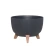 Flowerpot with legs, 33×33×23 cm, anthracite