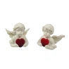 Angelas su raudona širdele, 4,5 cm